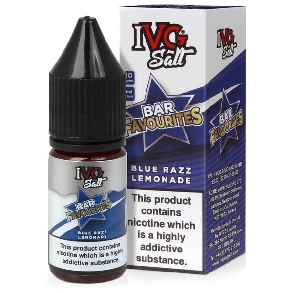 IVG SALT BAR FAVOURITE 10MG/20MG 10ML
